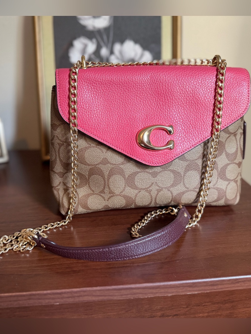 Coach Tammie Strawberry Haze Bag